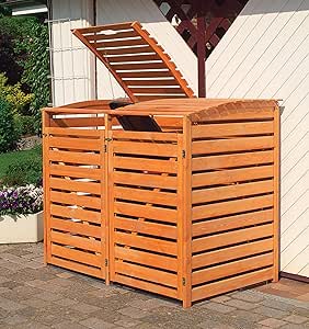 Promadino Mülltonnenbox Vario III für 2 Tonnen