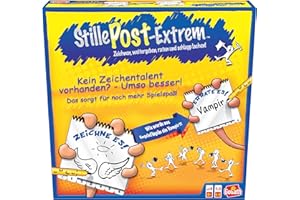 Goliath, STILLE POST EXTREM, Gesellschaftsspiel für Erwachsene und Kinder ab 8 Jahren, Lustiges und Schnelles Zeichenspiel, Für Familie oder Freunde, Brettspiele, 4 bis 6 Spieler, 20 Min