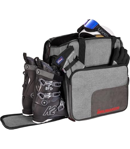 Sac à Ski Brubaker Super Function 2.0 - Compartiment Chaussures, Casque, Vert/noir
