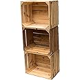 Set 9 Scatole Legno Vintage 40x30x25 Cm - Senza Fondo, Per Vino, Frutta E Decorazione - Foto 3