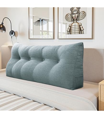 Grand Coussin De Dossier Triangulaire Pour Canapé Et Lit De