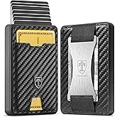 TRAVANDO SWYPE Aluminio Cartera Tarjetero Hombre - Carteiras Homens con Proteccion RFID - Monedero pequeño - Smart Wallet for