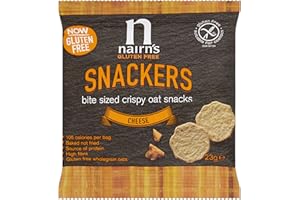 NAIRN'S Nairns Oatcakes Gluten Free Cheese Snackers, 23 g, Pack of 20