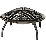 Amazon Basics - Feuerstelle, tragbar, zusammenklappbar, 66 cm