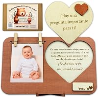 Tarjeta rasca ¿Quieres ser mi madrina y padrino? + llavero ...