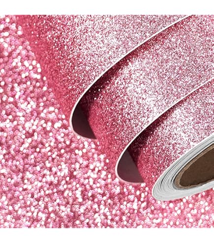 Carta Da Parati Glitter Oro Adesiva - 40x200 Cm, Vinile Autoadesivo Per Pareti E Mobili, Decorativa - Foto 10