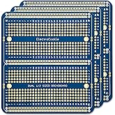 ELECTROCOOKIE Solderable Bread Chopping Board PCB Double Stand Board for Arduino and Electronics Projects, Gold-Plated (3-Pac