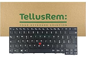 TellusRem Replacement Keyboard Italian Non-Backlit for Lenovo Thinkpad E470 E470c E475
