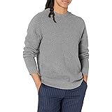 Goodthreads Men's Soft Cotton Ottoman Stitch Crewneck Jumper
