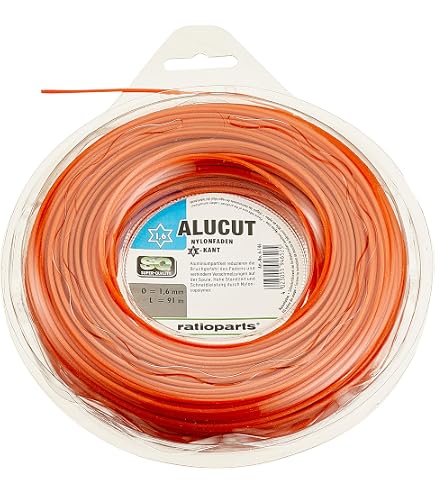 Maxpower Trimmerfaden – 0,2 Cm Durchmesser, 260 M Länge, Gedreht, 1,4 Kg Spule, Gelb, Für Freischneider & Trimmer