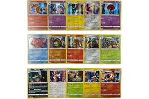 HEART FOR CARDS Lot de 20 Cartes Pokéman holographiques à Paillettes - Différentes Cartes de Jeux actuels Shiny + Heartforcards®