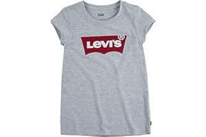 Levi's Dziewczęca Lvg S/S Batwing Tee T-Shirt, szary, 16 lat