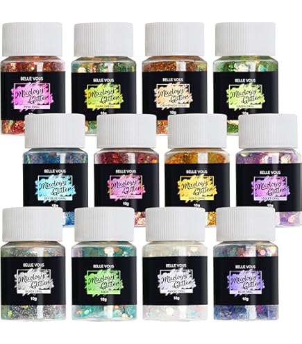 Glitter strooi potje fijne glitter maat 1/96 Licht groen
