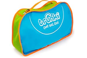 Trunki Tidy Bag for Ride On Kids Suitcase and Hand Luggage for Children (Blue/Green)