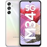 Samsung Galaxy M34 5G (Prism Silver, 6 GB, 128 GB), display sAMOLED da 120 Hz, tripla fotocamera senza vibrazioni da 50 MP, b
