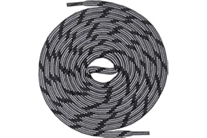 Mount Swiss Okrągłe sznurowadła do butów trekkingowych, butów roboczych – bardzo odporne na rozerwanie – Ø 5 mm – długości 70 cm – 220 cm z poliestru I Made in Europe