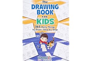 The Drawing Book for Kids: 365 Daily Things to Draw, Step by Step (Woo! Jr. Kids Activities Books)