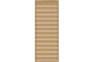 Teacher Created Resources - 14-Pocket Pocket Chart, Burlap, 13" x 34"
