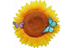 Spoontiques - Garden Décor - Sunflower Stepping Stone - Decorative Stone for Garden