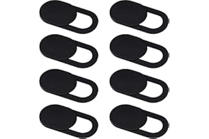 ‎PRIVISE Privise Webcam Abdeckung, Special Edition, Unser Dünnstes Webcam Cover für MacBook Pro, Laptop, Smartphone, Tablet, iPad, 8er-Set Schwarz