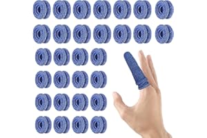 AOROPS 30 plastrów na palce, niebieskie plastry na palce, plastry na palce, rozciągliwe, oddychające, do pracy, kuchni, ochrona palców w przypadku urazów