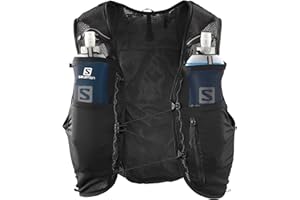 Salomon Adv Hydra Vest 4 Gilet Unisex per Idratazione Trail Running Escursionismo MTB, Comfort e stabilità, Idratazione Trail Running Escursionismo MTB ad accesso rapido, Semplicità