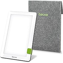 Lampe De Luminothérapie 10.000 Lux Deng Jr - Simule La Lumière Du Jour, Télécommande, 3 Couleurs