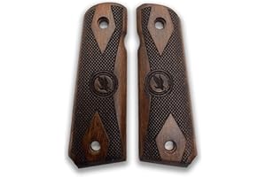 ZIB GRIPS Impugnatura a pistola Colt 1911 realizzata a mano in legno di noce Ars.51