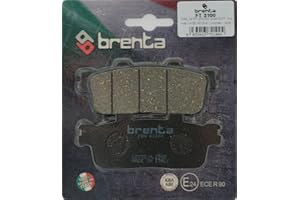 Brenta Plaquettes de Frein organiques moto pour daelim St 250 Sector Quad, e-tON rXL 150 Viper, SYM