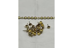 LANEYS SUPPLIES Laneys Brass/Gold Upholstery Nail Strip with Studs 4 Metres