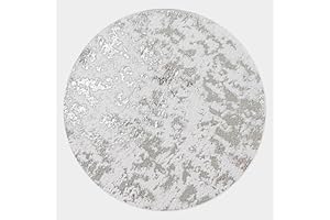 Snowkingdom Silver Disposable Placemats Set of 50 Foil Mesh 13 Inch Round Table Mates bulk 50 Pack Silver Doilies for Dining Table Wedding Birthday Party Holiday Home Decoration