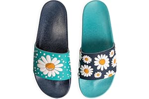 Dedoles Bathing Shoes, Women’s, Men’s and Children Bath Sandals, Funny Designs, Books, Coffee, Party, Pizza, Fox, Bear, Llama, Clouds, Gift