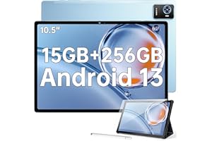 OUKITEL OKT3 Android 13 Tablet dotykowy 10,51 cala, Dual 4G LTE+5G WiFi, 15 GB+256GB/TF 2TB, 16MP+8MP, 1920x1200 FHD, 8250mAh Tablet PC, Octa-Core/Face ID/PC Mode/OTG/BT5.0/GPS-Niebieski