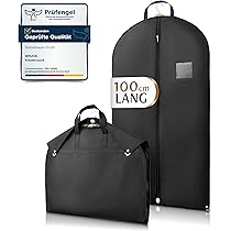 Lifewit kledingzak, kledingbeschermhoes van 120 g/m² met schoenentas