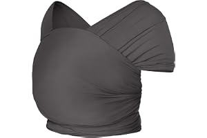 Ergobaby bärsjal för nyfödda upp till 11,3 kg, Aura Knit bärsjal, elastisk och andas, unisex, Soft
