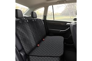 Alfheim Perro Cojín de Coche, Resistente a Arañazos Duradero Lavable Cojín de Asiento Trasero Grueso Doble Capa de Protección Antideslizante Común para Automóviles, Camiones, SUV