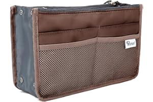 Periea Chelsy Handbag Organiser Insert (Brown, Large)