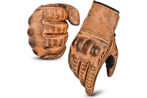 ‎AAASPORTX aaasportx Motorrad Handschuhe Herr Leder Touchscreen Funktion - Protektoren Motorradhandschuhe Herren & Damen – Wasserresistente Motorcycle Gloves mit rutschfesten Pads