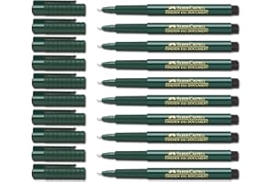 ‎FABER-CASTELL Faber-Castell Finepine 1511-0,4 mm, schwarz, 10 Stifte