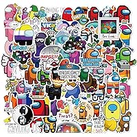 DIWSO Among Us Stickers 100Pcs Cartoon Spiel Vinyl Aufkleber Abziehbilder für Laptop Wasserflaschen Fahrrad Skateboard…