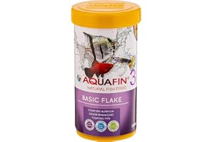 AQUAFIN 3 NATURAL FISH FOOD BASIC FLAKES 250 ML