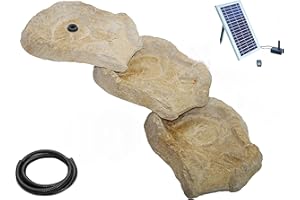 wasserkaskaden Wasserfallset Eder mit Quelle Solar Pumpe, mehrfarbig