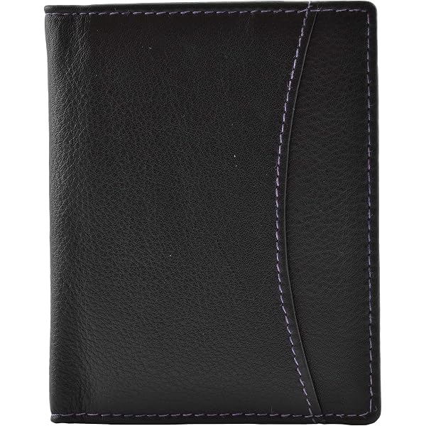 Mala Leather Porta Biglietti Da Viaggio In Pelle Morbida | Con Pannelli Trasparenti E Dettaglio Puffin, 7,5x10,5 Cm