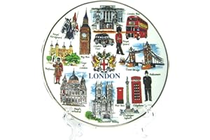 Decorative Plates Fine Porcelain with London Popular Scenes and Icons - London Collectable Souvenir