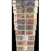 9 DDR-Mark Scheine (1-100 Mark) – Reproduktion Der Kuponausgabe 1948/49