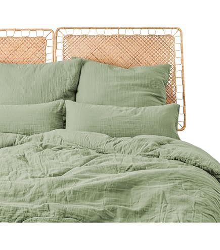 Carpe Sonno Musselin Bettwäsche 135x200 - 4-teilig Set Aus 100% Baumwolle