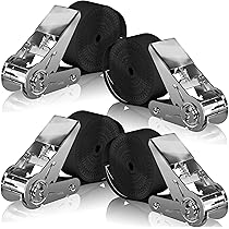 Cinghia Di Fissaggio A Cricchetto Ponsa 5m X 25mm - Portata 1000kg - Nero - Foto 2