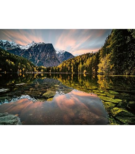 Ravensburger - Puzzle Lago di Carezza, 1000 Pezzi, Puzzle Paesaggi per Adulti e Ragazzi, Idea Regalo per Lei o Lui, 70x50 cm