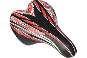 MONTEGRAPPA Monte Grappa Ok Go, Selle Unisex, Nero/Rosso, Taglia Unica
