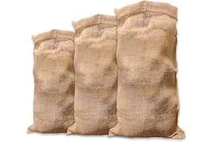 SEINEC x3 Saco de Yute (50 x 85 cm). Sacos de Patatas, para Café, Leña, Bolsa Decoración o Jardín. 100% Fibra Natural Resistente. (275g / m2).
